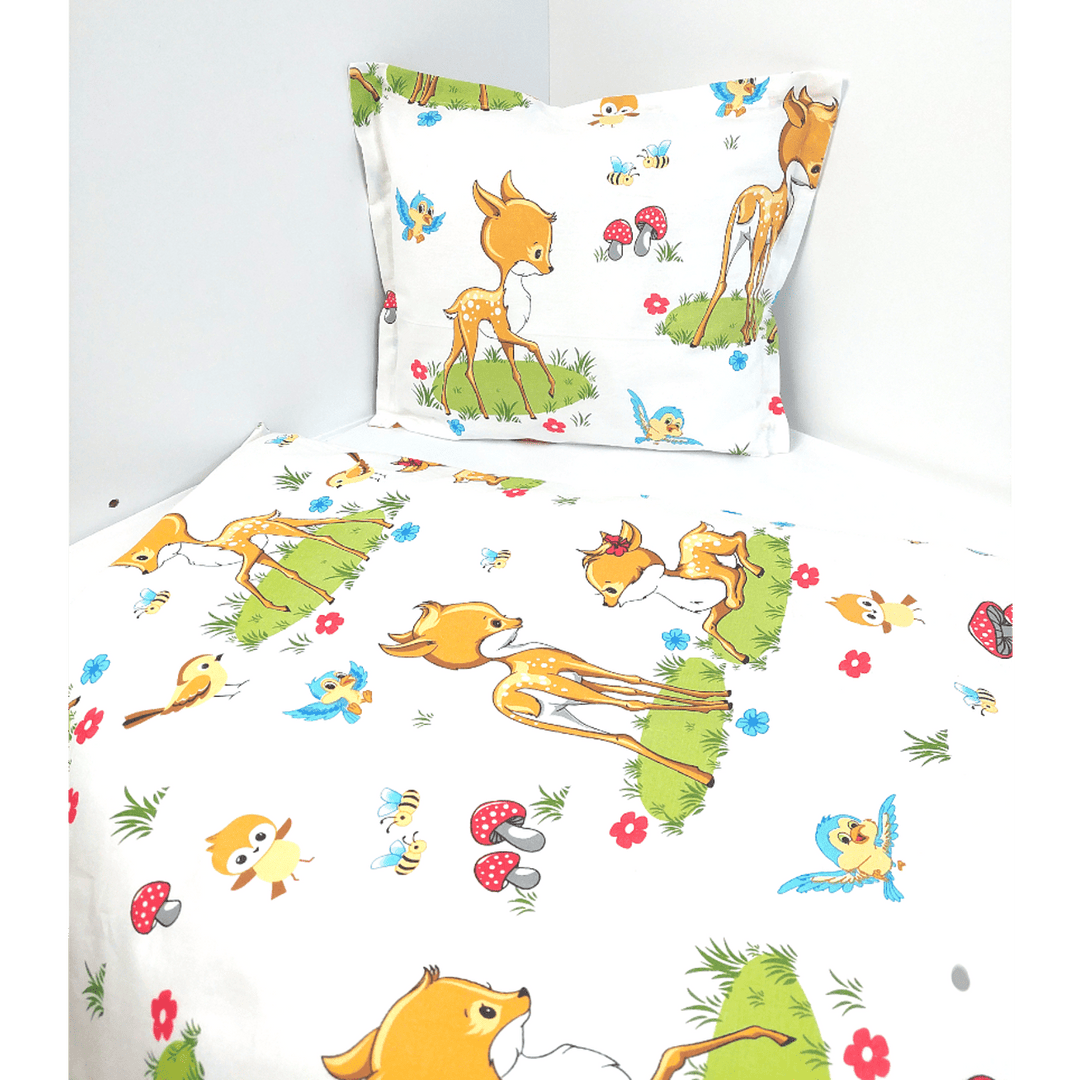 Rainy Dječji komplet posteljine od 3 dijela 70х140 cm. Srnice