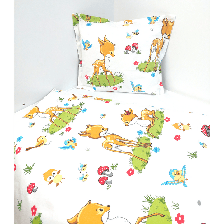 Rainy Dječji komplet posteljine od 3 dijela 70х140 cm. Srnice
