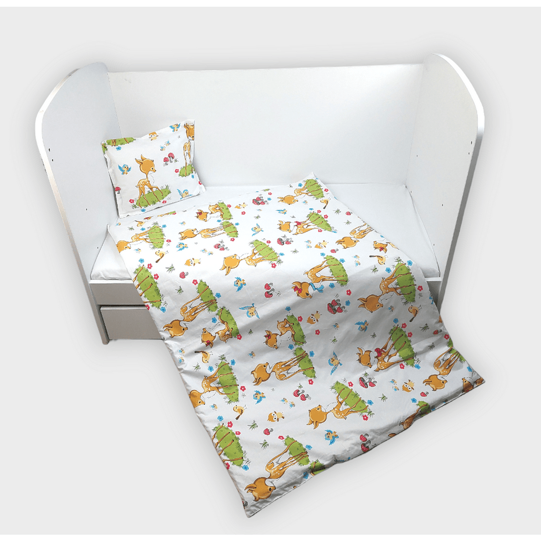 Rainy Dječji komplet posteljine od 3 dijela 70х140 cm. Srnice