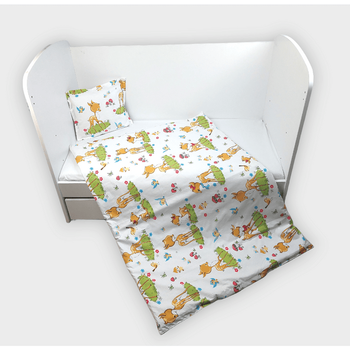Rainy Dječji komplet posteljine od 3 dijela 70х140 cm. Srnice