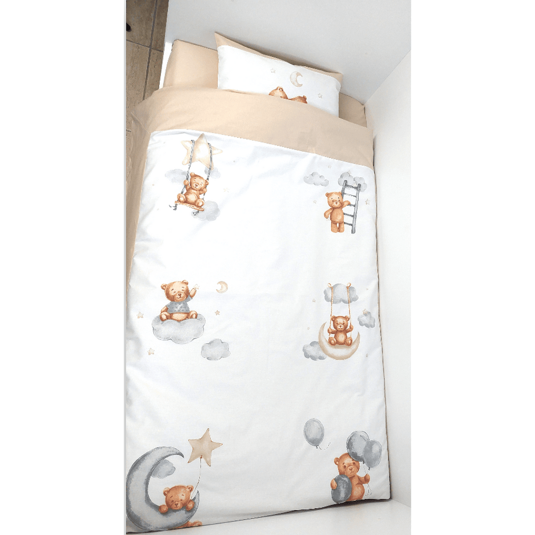 Rainy Бебешки спален комплект 3 части Baby Bear One size бежов