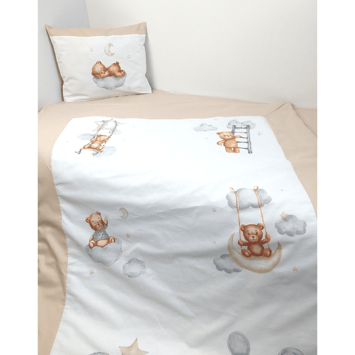 Rainy Бебешки спален комплект 3 части Baby Bear One size бежов
