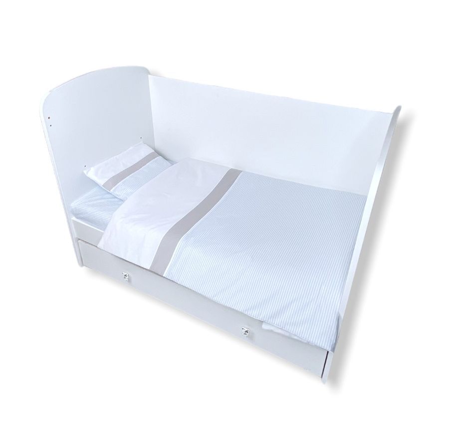 Rainy dječji komplet posteljine s 4 dijela 60х120 cm, Dream plave pruge