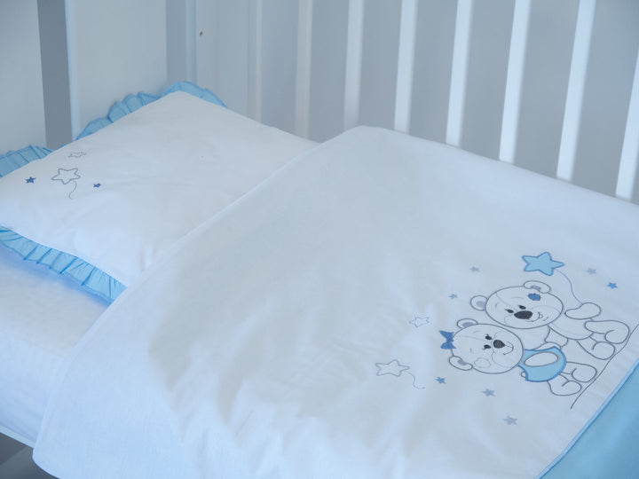 Rainy 4-dijelni komplet posteljine za bebe 70х140 cm. Zvjezdani snovi plavi