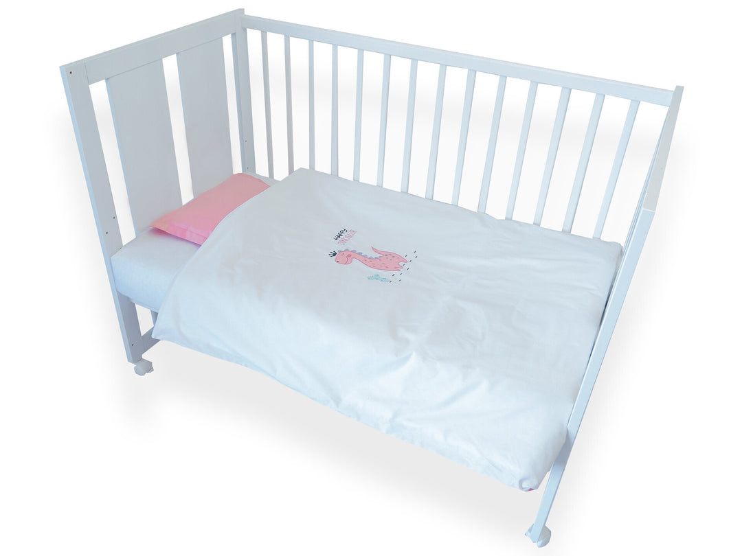 Rainy 5-dijelni komplet posteljine za bebe 60х120 cm. Dinosaurić