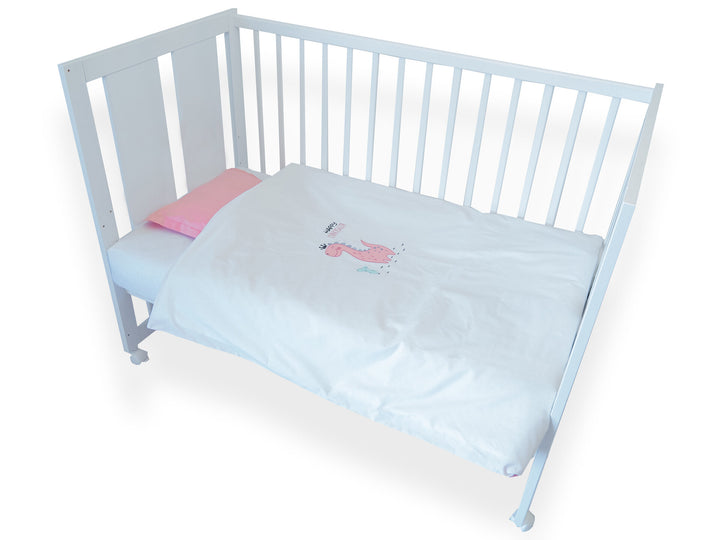 Rainy 5-dijelni komplet posteljine za bebe 60х120 cm. Dinosaurić