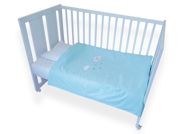 Rainy 5-dijelni komplet posteljine za bebe 70х140 cm. Happy