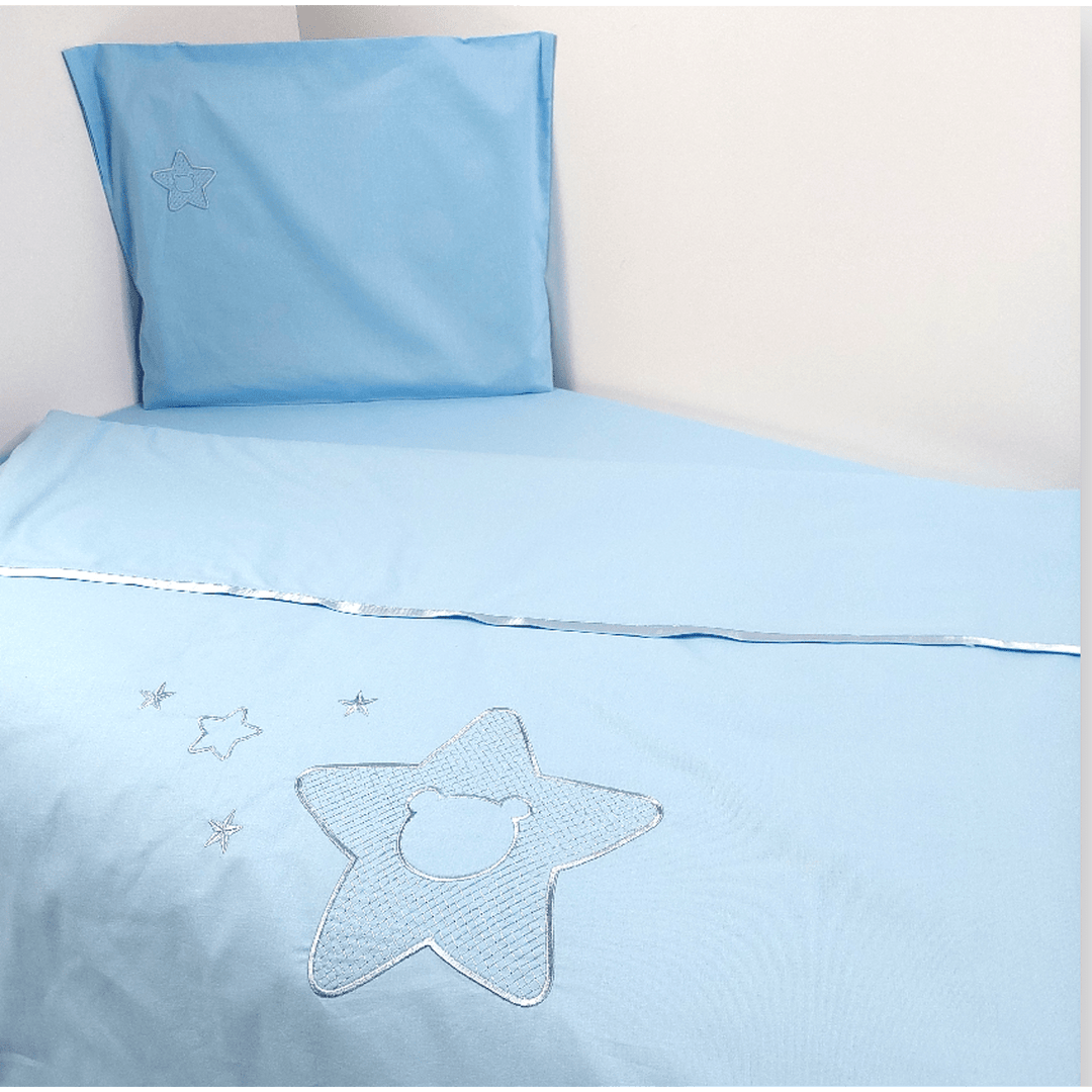 Rainy dječji set posteljine za spavanje, 6 dijelova, 70х140 cm. Zvijezda s medvjedićem