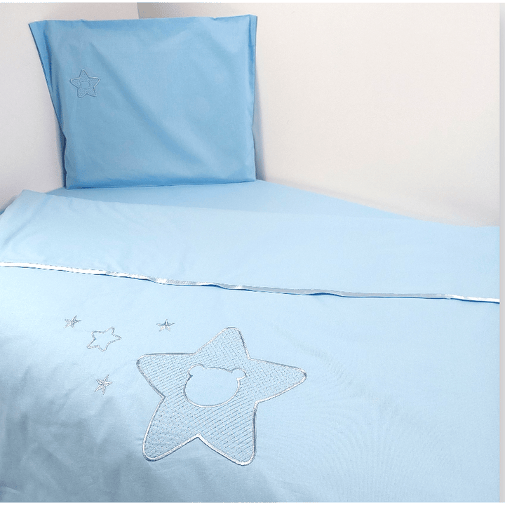 Rainy dječji set posteljine za spavanje, 6 dijelova, 70х140 cm. Zvijezda s medvjedićem