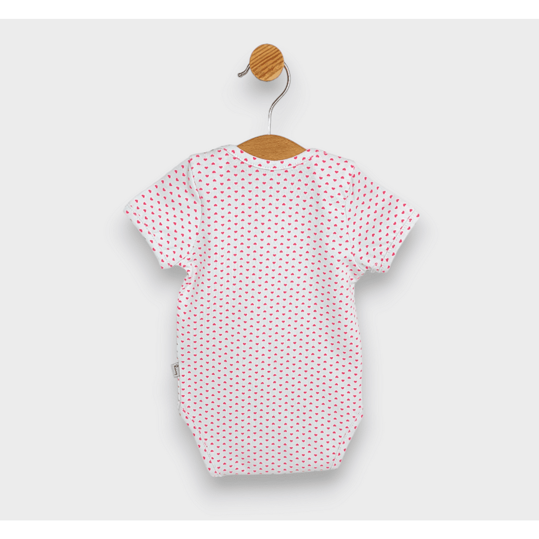 Rainy Bodi za bebe kratkih rukava 56 - 80 cm Mala srca