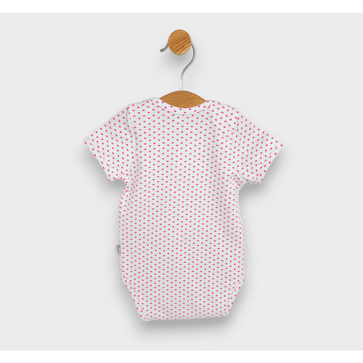 Rainy Bodi za bebe kratkih rukava 56 - 80 cm Mala srca