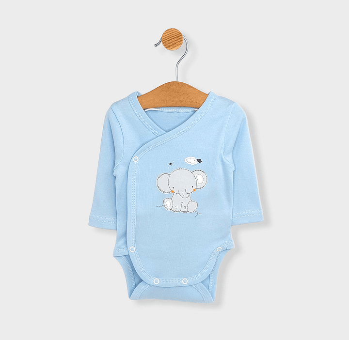 Rainy Bebekasti bodi s bočnim kopčanjem 48 - 68 cm, Elephant