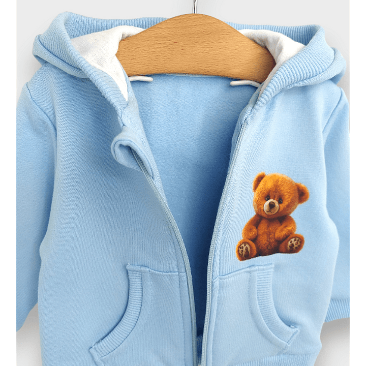 Rainy dječja majica s kapuljačom Cute Bear 62-92 cm, plava