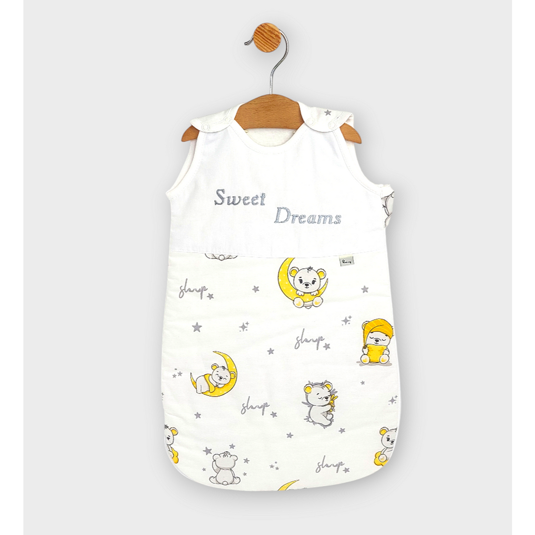 Rainy Детско спално чувалче Sweet Dreams Мече на жълта луна