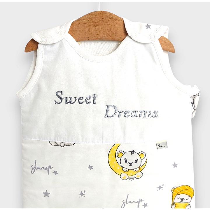 Rainy Детско спално чувалче Sweet Dreams Мече на жълта луна