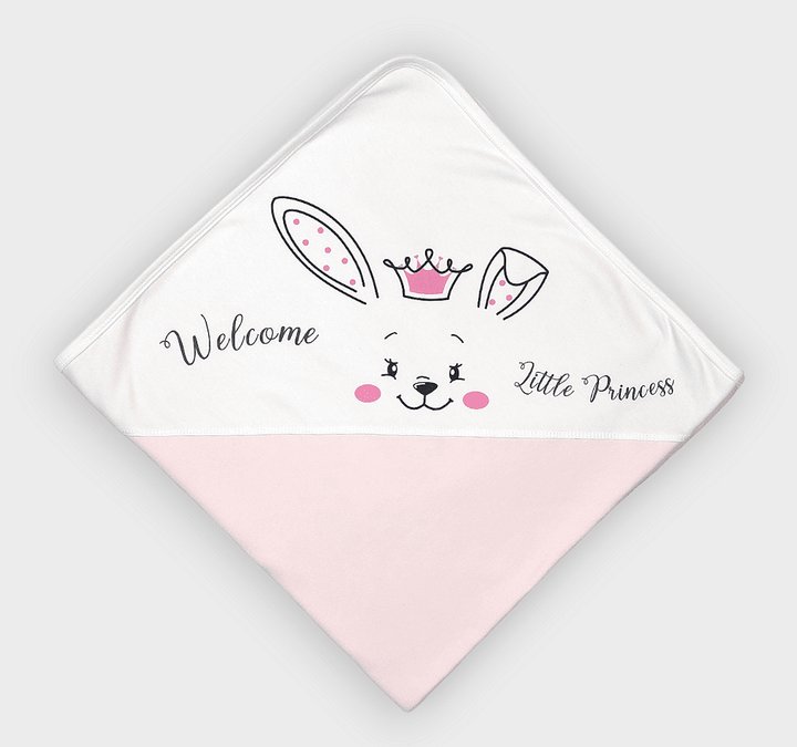 Rainy Ljetna bebina pelena Welcome little princess 85х85 cm.