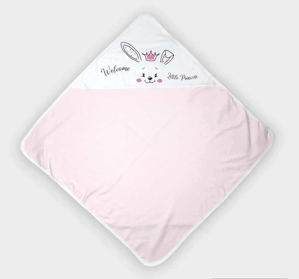 Rainy Ljetna bebina pelena Welcome little princess 85х85 cm.