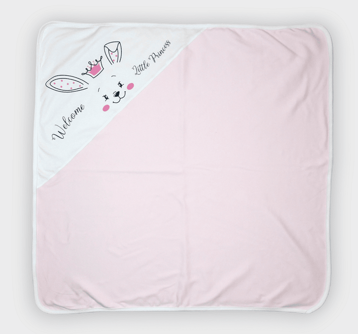 Rainy Ljetna bebina pelena Welcome little princess 85х85 cm.