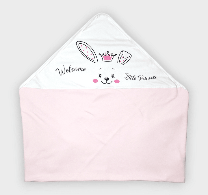 Rainy Ljetna bebina pelena Welcome little princess 85х85 cm.