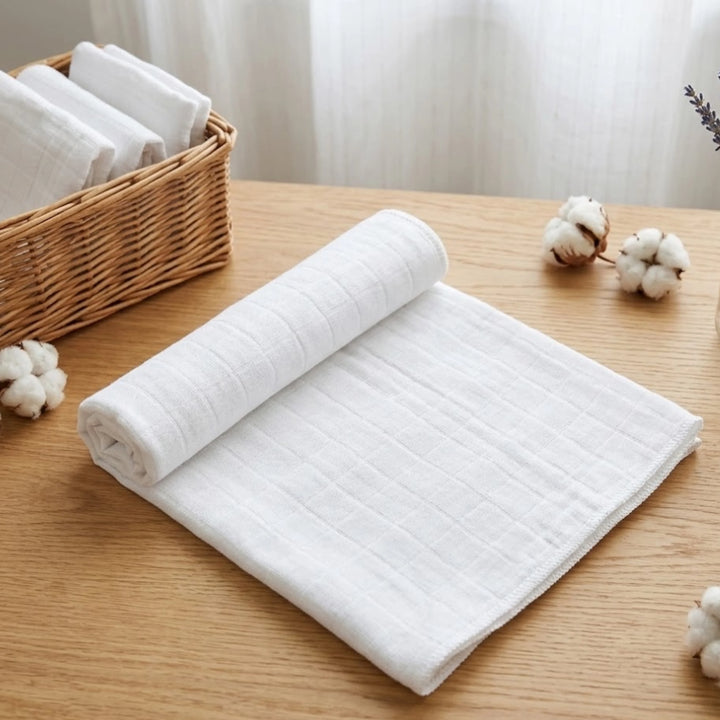 Rainy Muslin pelena za bebe 80х80 cm. bijela