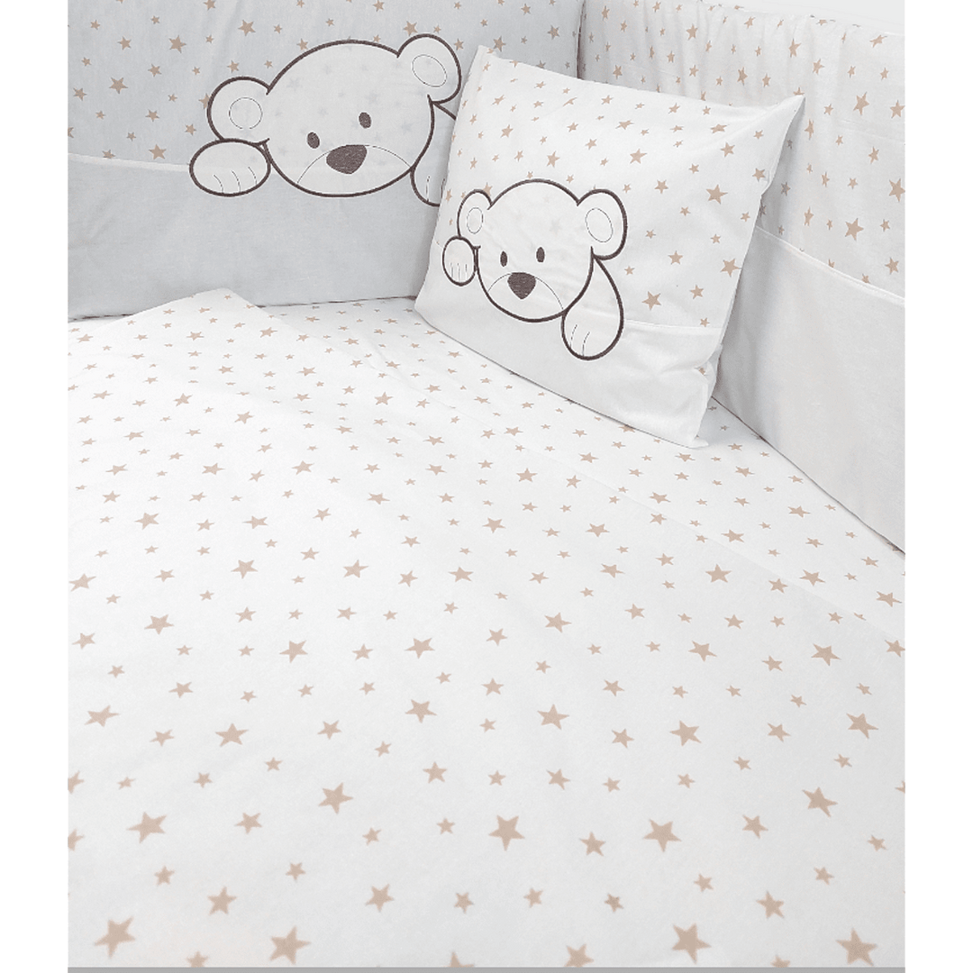 Rainy Обиколник за бебешка кошара 65х110 см. Мече